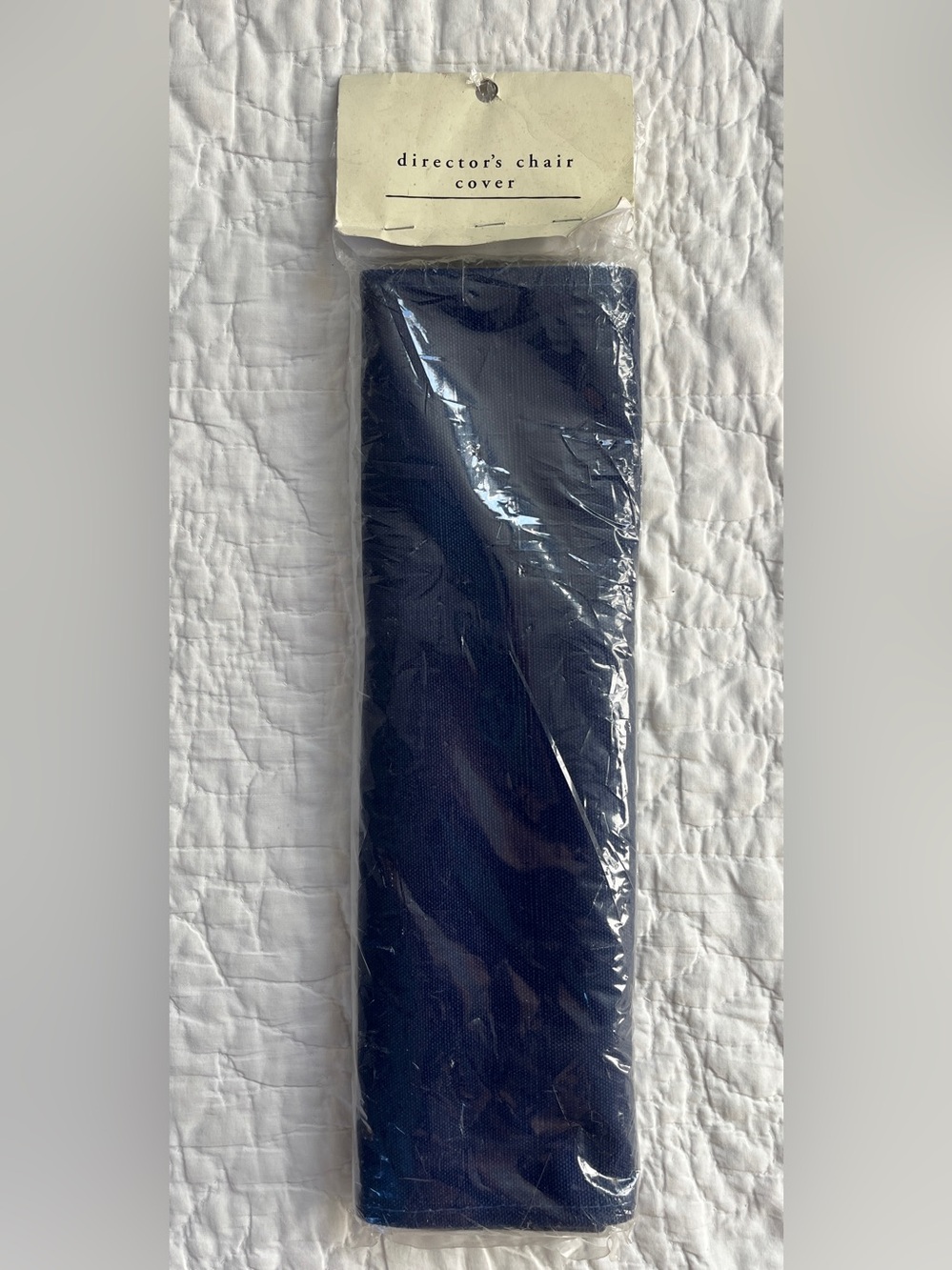 NEW Vintage Pier 1 Imports Director's Chair Cover Solid Navy Blue Replacement